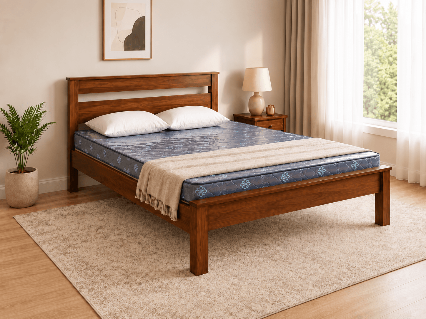 Queen Size Cot Mattress Combo image 1