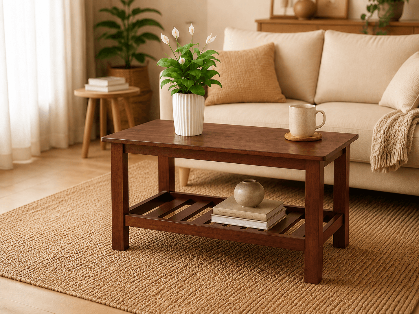Wooden Coffee Table image 1