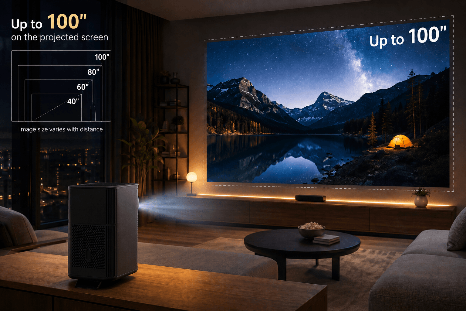 Lumio Portable Home Projector image 3