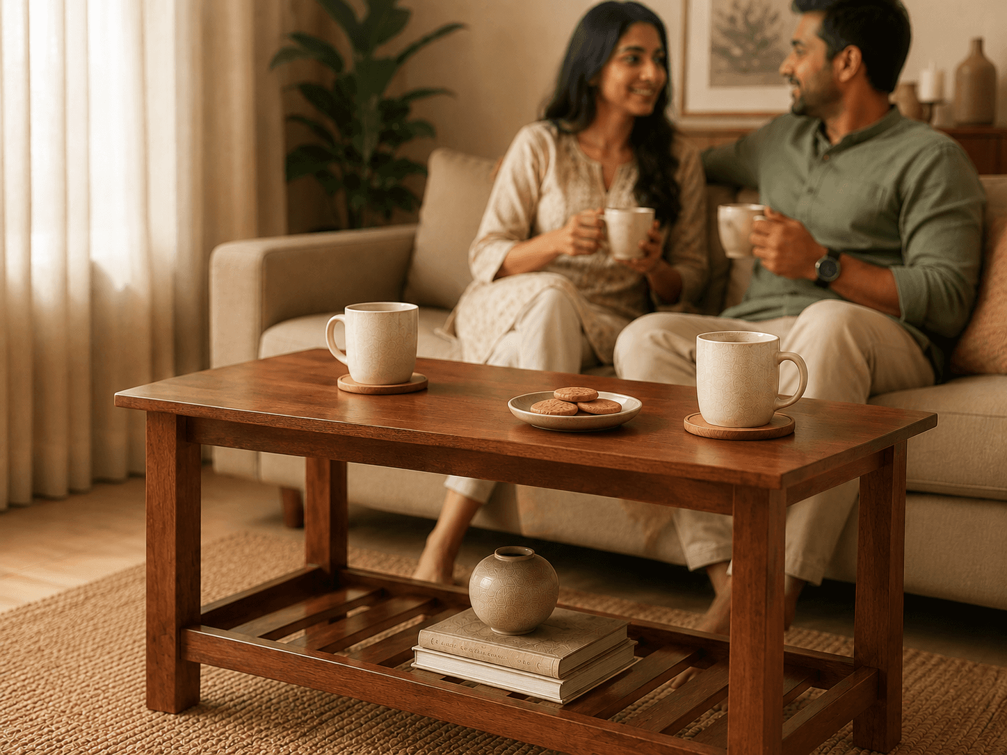 Wooden Coffee Table image 4
