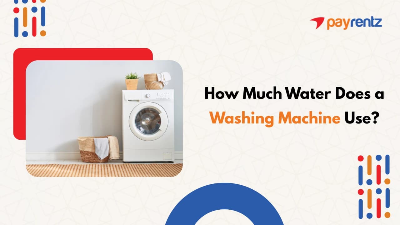 How much water does a washing machine use ?