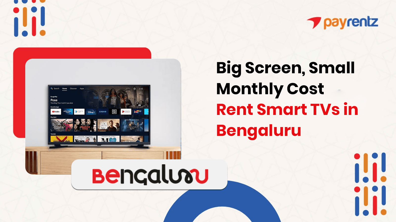 Rent a Smart TV in Bengaluru – Top Picks & Monthly Plans for You