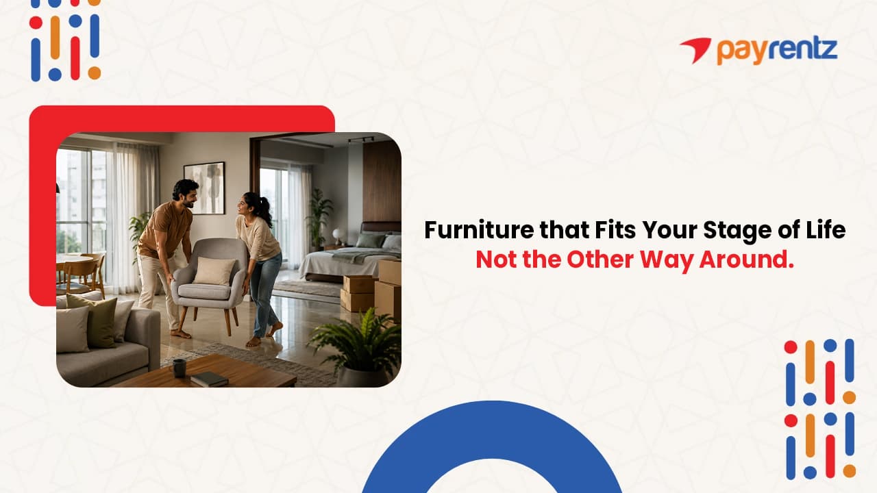 Rental Furniture for Bachelors, Couples & Families | payrentz